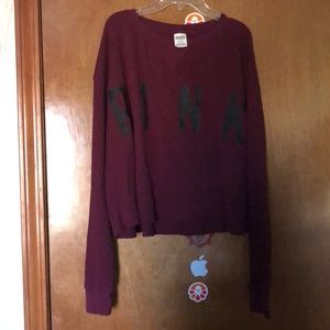 A barely worn long sleeve crop top